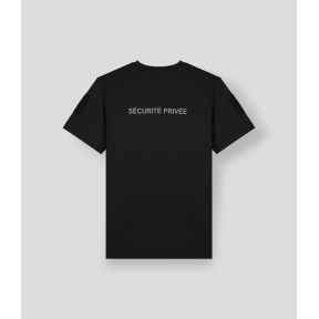T-Shirt ohne Streifen Private Sicherheit Safetek - Schwarz - GK