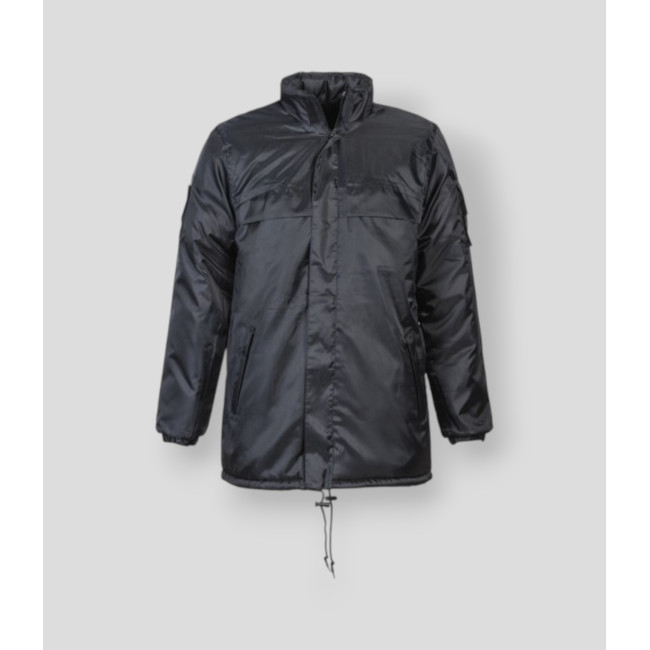 Fleece-gefütterter Windbreaker - Schwarz - CityGuard