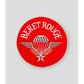 Red Beret Embroidered Patch - Ares