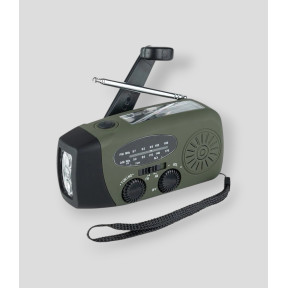 Dynamo noodradio - Olijfgroen - Fosco Industries