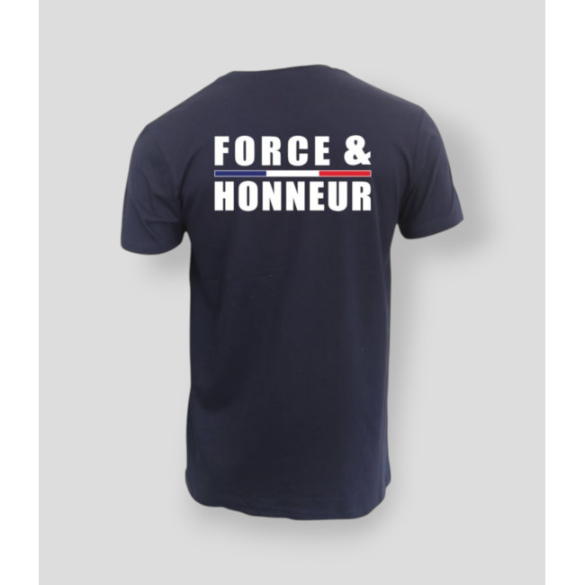 Koszulka Force & Honneur Lamówka Granatowa - Summit Outdoor Lifestyle