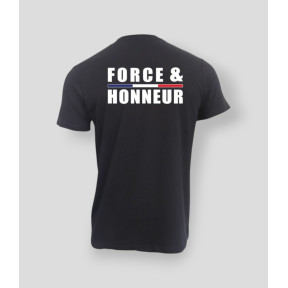 T-shirt Force & Honneur Filete Preto - Summit Outdoor Lifestyle