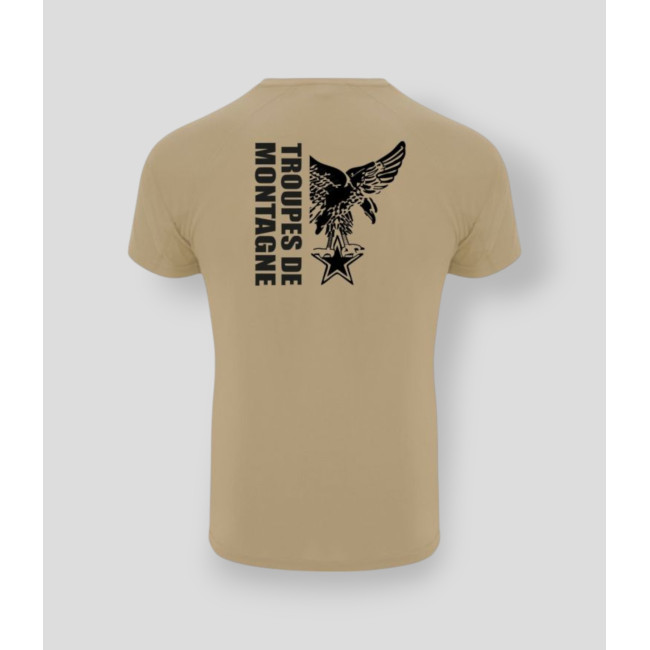 T-shirt Montagna design CONTROL DRY Coyote - Summit Outdoor Lifestyle