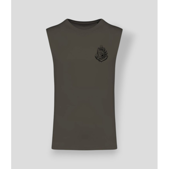Ärmelloses T-Shirt Colo Dark Khaki - Summit Outdoor Lifestyle