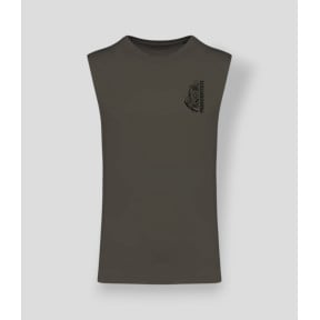 T-shirt sans manche Colo design Dark kakhi - Summit Outdoor Lifestyle