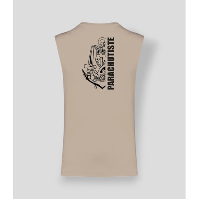T-shirt sans manche Colo design Light sand - Summit Outdoor Lifestyle