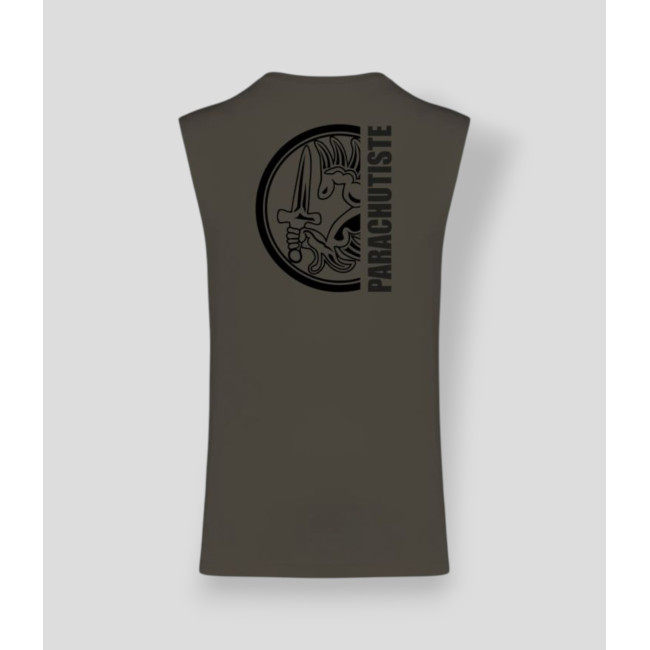 T-shirt senza maniche Metro design Cachi scuro - Summit Outdoor Lifestyle