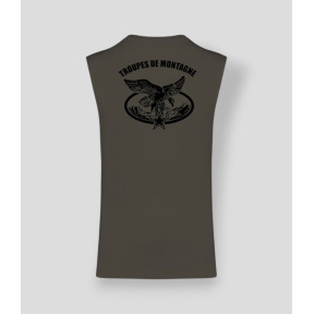 T-shirt sans manche Montagne Dark kakhi - Summit Outdoor Lifestyle