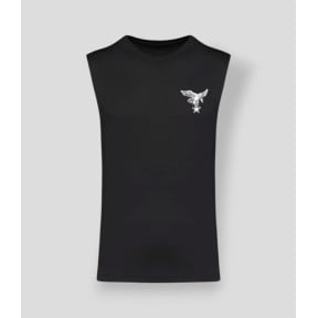 T-shirt senza maniche Montagne France Nero - Summit Outdoor Lifestyle