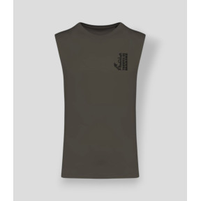 Mouwloos T-shirt TDM design Dark kakhi - Summit Outdoor Lifestyle