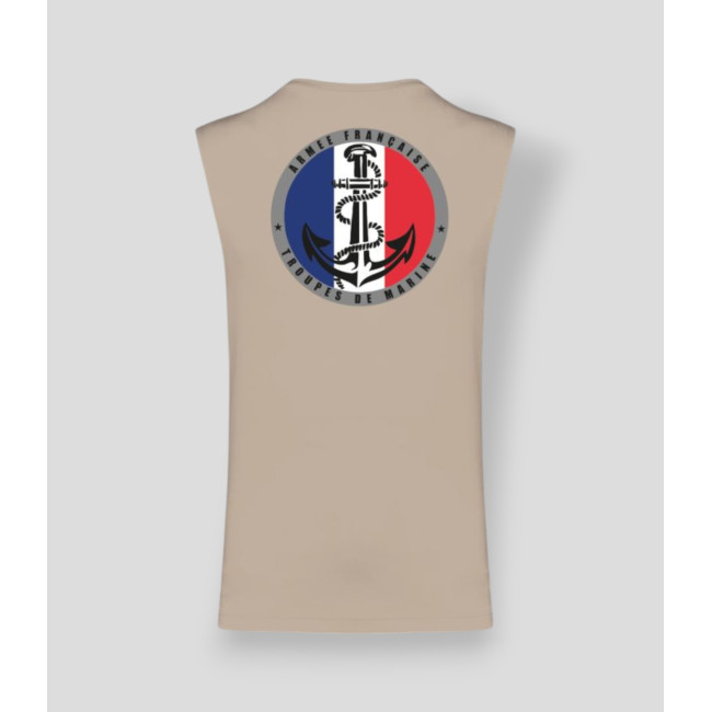 Camiseta sin mangas TDM France Light sand - Summit Outdoor Lifestyle