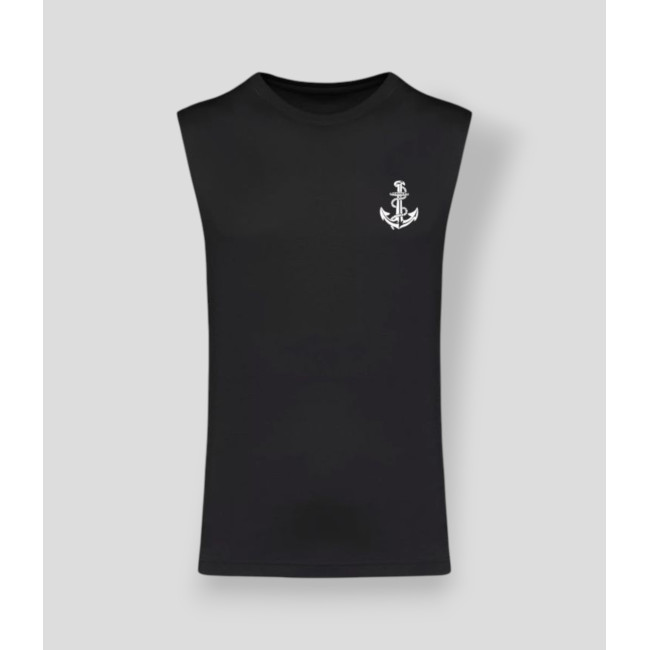 Mouwloos T-shirt TDM Frankrijk Zwart - Summit Outdoor Lifestyle