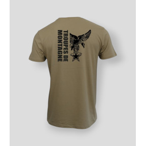 T-shirt Truppe di Montagna design Coyote - Summit Outdoor Lifestyle
