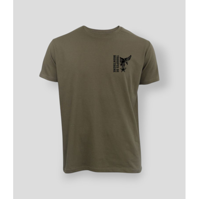 T-shirt Troupes de Montagne design Kaki - Summit Outdoor Lifestyle