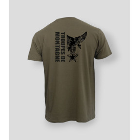 T-shirt Bergtroepen design Kaki - Summit Outdoor Lifestyle
