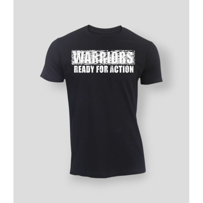 T-shirt Warriors Military Noir - Summit Outdoor Lifestyle