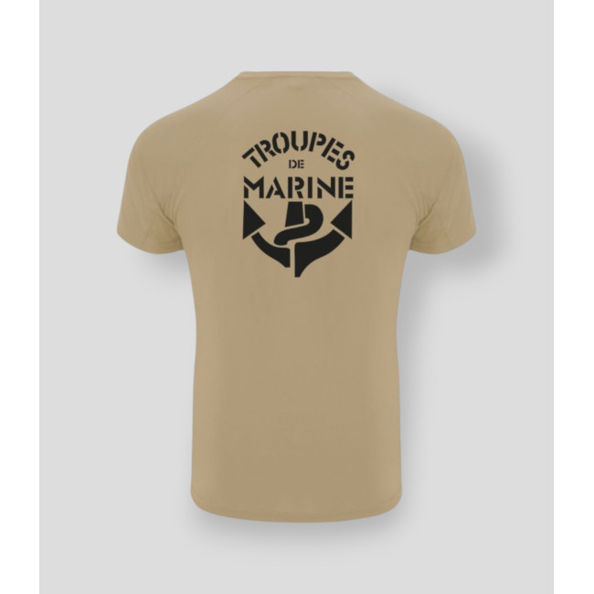 Camiseta Troupes de Marine CONTROL DRY Coyote - Summit Outdoor Lifestyle