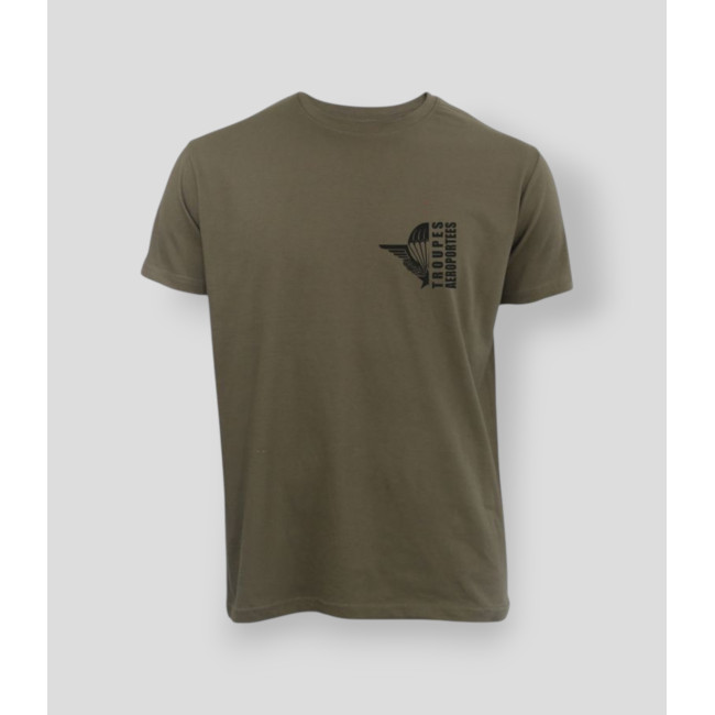 Camiseta Tropas Aerotransportadas diseño Caqui - Summit Outdoor Lifestyle