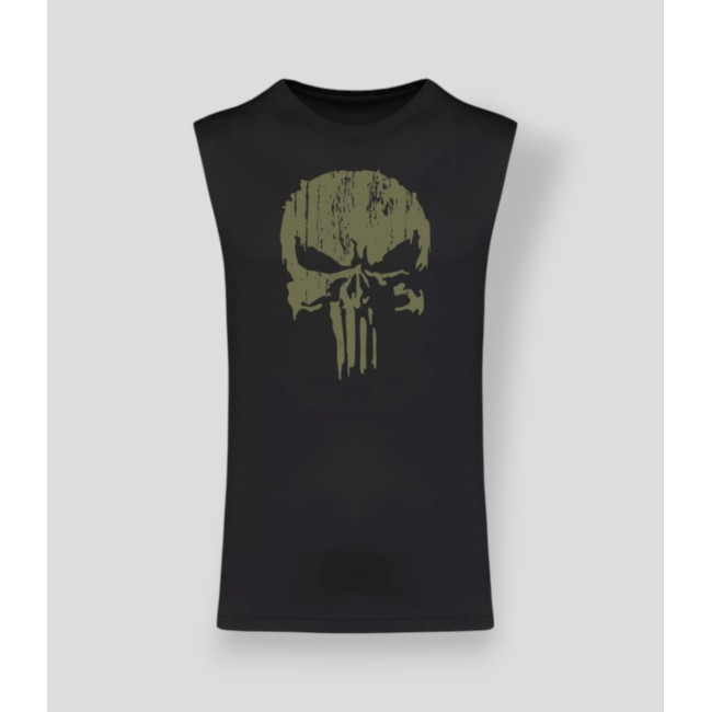 Koszulka bez rękawów Punisher Kakhi Czarny - Summit Outdoor Lifestyle