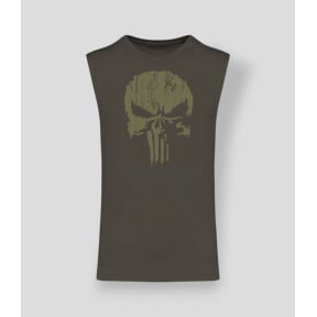 Ärmelloses T-Shirt Punisher Khaki Dunkel Khaki - Summit Outdoor Lifestyle