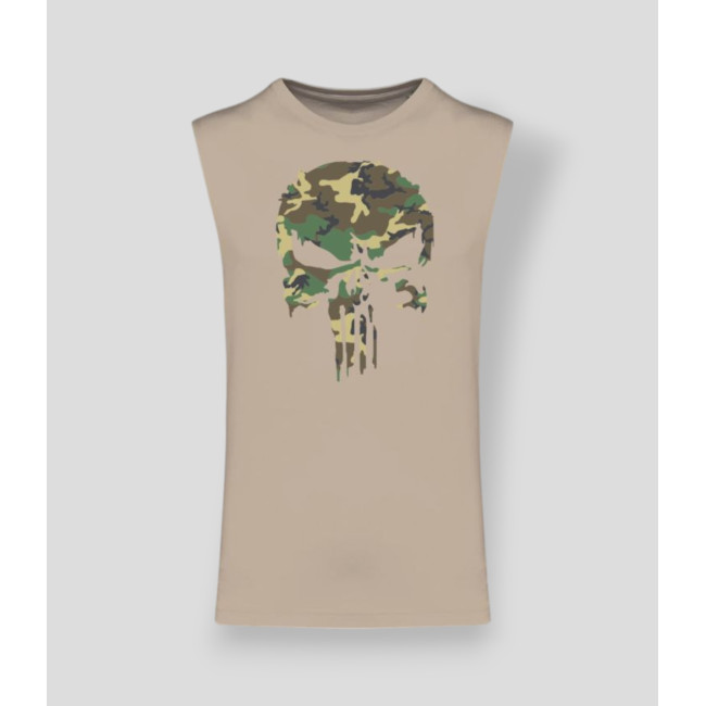 T-shirt sans manche Punisher Camo Light sand - Summit Outdoor Lifestyle