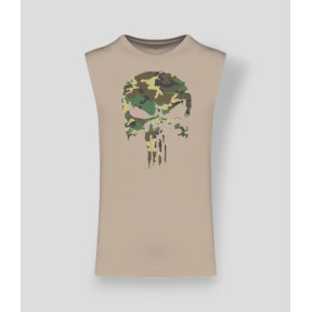 Ärmelloses T-Shirt Punisher Camo Hellsand - Summit Outdoor Lifestyle