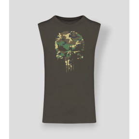 Camiseta sin mangas Punisher Camo Dark caqui - Summit Outdoor Lifestyle
