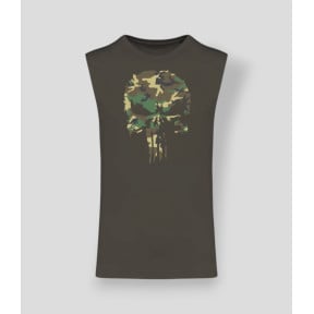 Koszulka bez rękawów Punisher Camo Dark kakhi - Summit Outdoor Lifestyle
