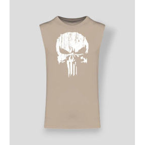 T-shirt sans manche Punisher Blanc Light sand - Summit Outdoor Lifestyle