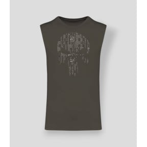 Mouwloos T-shirt Punisher Kogels Dark kakhi - Summit Outdoor Lifestyle