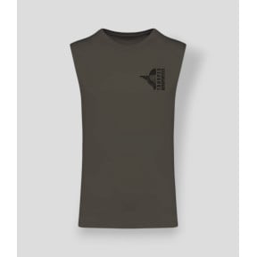 Mouwloos T-shirt Para design Dark kakhi - Summit Outdoor Lifestyle