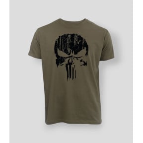 T-shirt Punisher Noir Kaki - Summit Outdoor Lifestyle