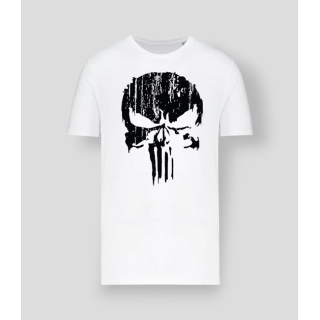 Camiseta Punisher Negro Blanco - Summit Outdoor Lifestyle