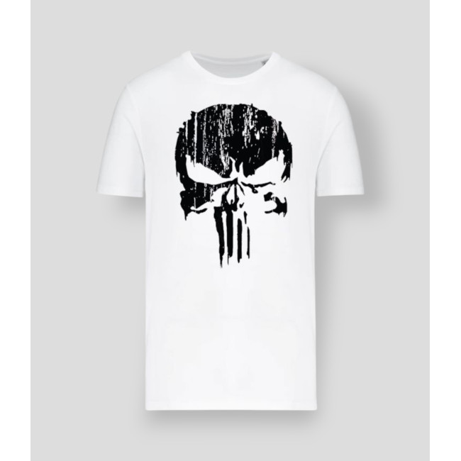 T-shirt Punisher Zwart Wit - Summit Outdoor Lifestyle