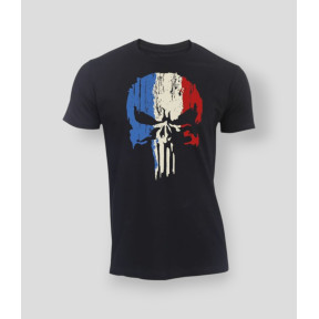 T-shirt Punisher França Preto - Summit Outdoor Lifestyle