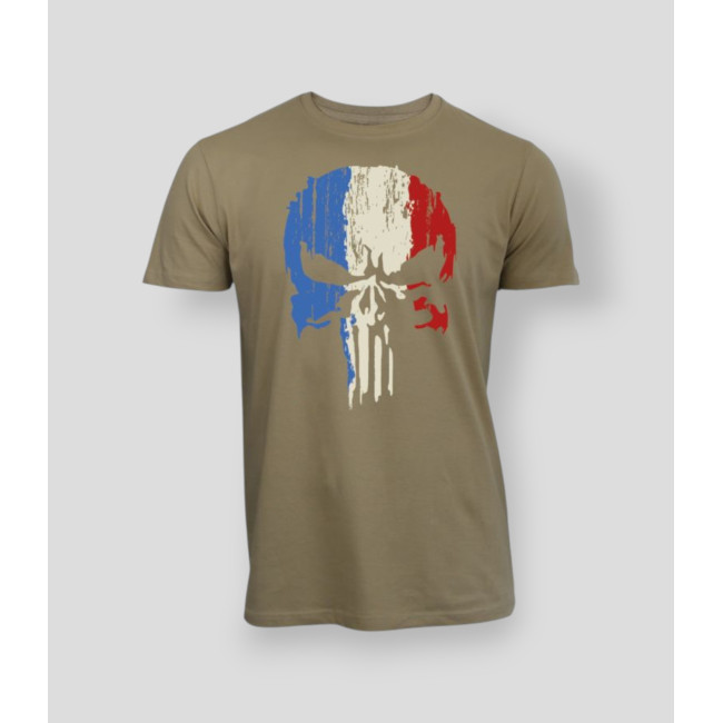 T-shirt Punisher Frankrijk Coyote - Summit Outdoor Lifestyle