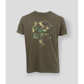 T-shirt Punisher Camo Khaki - Summit Outdoor Lifestyle