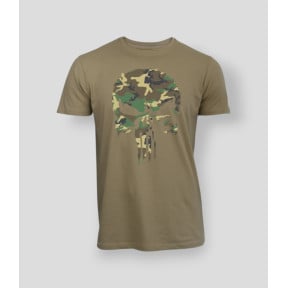 Camiseta Punisher Camo Coyote - Summit Outdoor Lifestyle