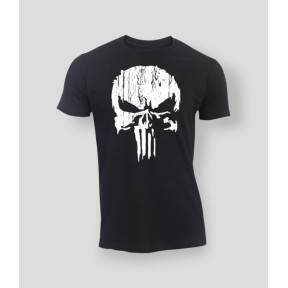 T-shirt Punisher Wit Zwart - Summit Outdoor Lifestyle