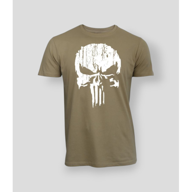 T-shirt Punisher Bianco Coyote - Summit Outdoor Lifestyle