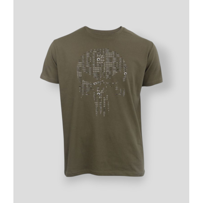 T-shirt Punisher Proiettili Kaki - Summit Outdoor Lifestyle