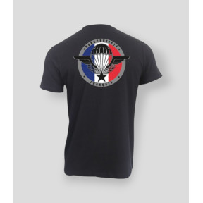 Camiseta Paracaidista Francia Negro - Summit Outdoor Lifestyle