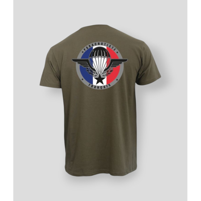 T-shirt Spadochroniarz Francja Khaki - Summit Outdoor Lifestyle