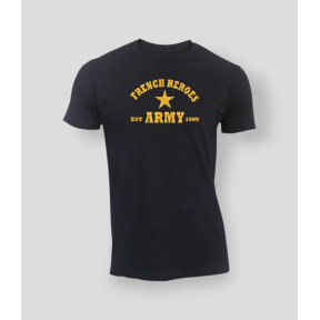T-shirt French Heroes Preta - Summit Outdoor Lifestyle