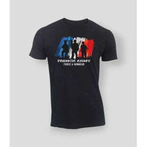 T-shirt Frans Leger F&H Zwart - Summit Outdoor Lifestyle