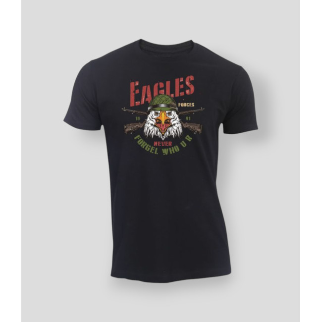 T-shirt Eagle never forget Noir - Summit Outdoor Lifestyle