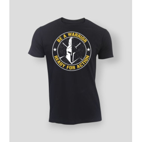 T-shirt Be a warrior Czarny - Summit Outdoor Lifestyle