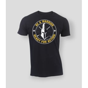 T-shirt Be a warrior Czarny - Summit Outdoor Lifestyle