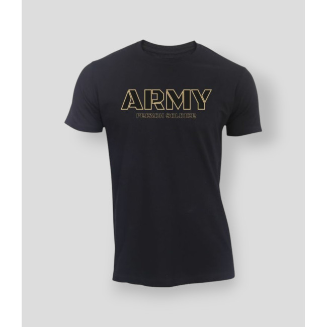 T-shirt Army French Soldier Czarny - Summit Outdoor Lifestyle