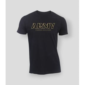 T-shirt Army French Soldier Zwart - Summit Outdoor Lifestyle